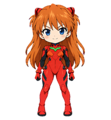 Asuka — Chibi (v2) preview