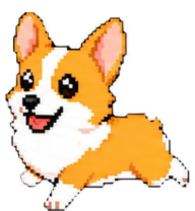 Corgi Companion Running Left