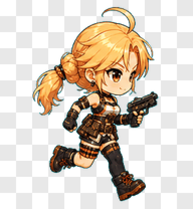 女弹药Q Running Right