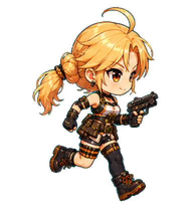 女弹药Q Running Right