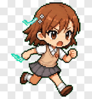 Mikoto Running Right