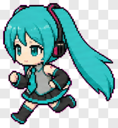 Miku Running Left