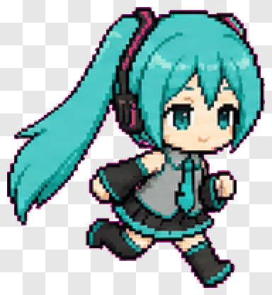 Miku Running Right