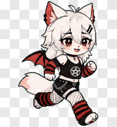 Night Neko Running Right