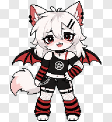 Night Neko Waving