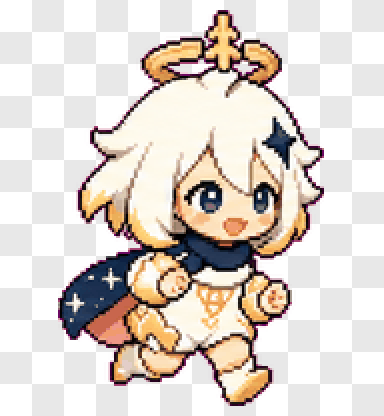 Paimon Running Right