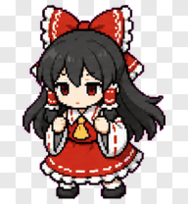 Reimu Jumping