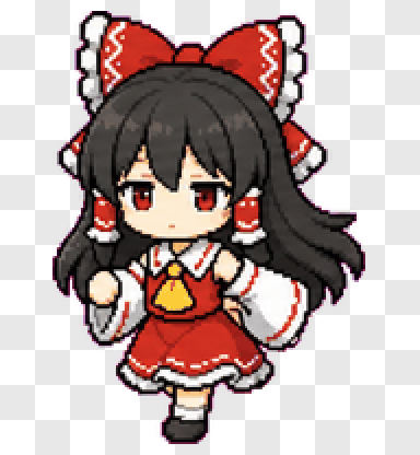 Reimu Running