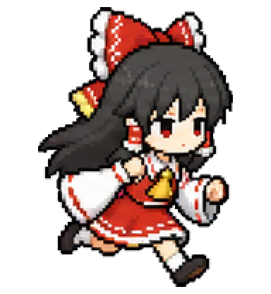 Reimu Running Right